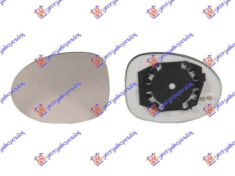 GEAM OGLINDA INCALZITA Stanga., RENAULT, RENAULT TWINGO 92-98, 073807612