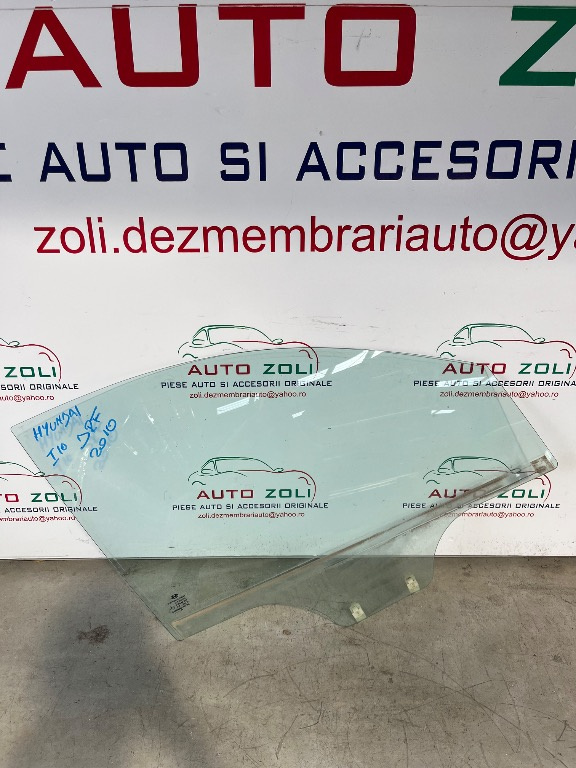 Geam usa dreapta fata pentru Hyundai i10 an 2010