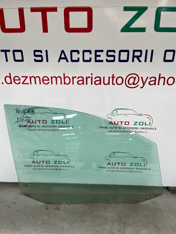 Geam usa dreapta fata pentru Volkswagen Touran an 2006