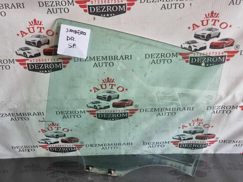 Geam usa dreapta spate original Dacia Sandero II