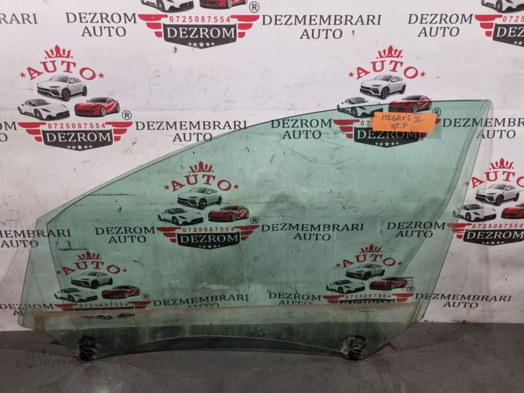 Geam usa stanga fata 803010091R Renault Megane IV Hatchback