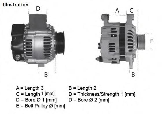 Generator / Alternator AUDI A3 (8P1), AUDI A3 Sportback (8PA), VW GOLF PLUS (5M1, 521) - ELSTOCK 28-6662