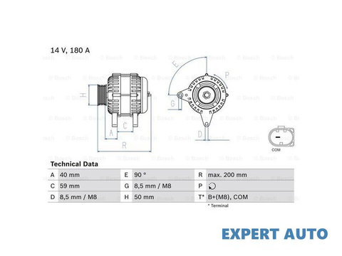 Generator / alternator Audi AUDI A6 Avant (4F5, C6) 2005-2011 #2 0121715077