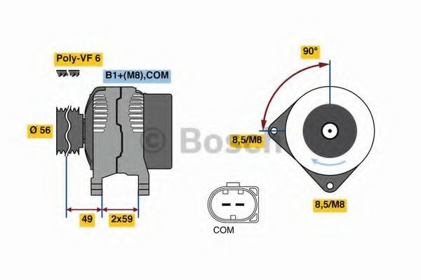 Generator / Alternator AUDI TT (8J3) (2006 - 2014)