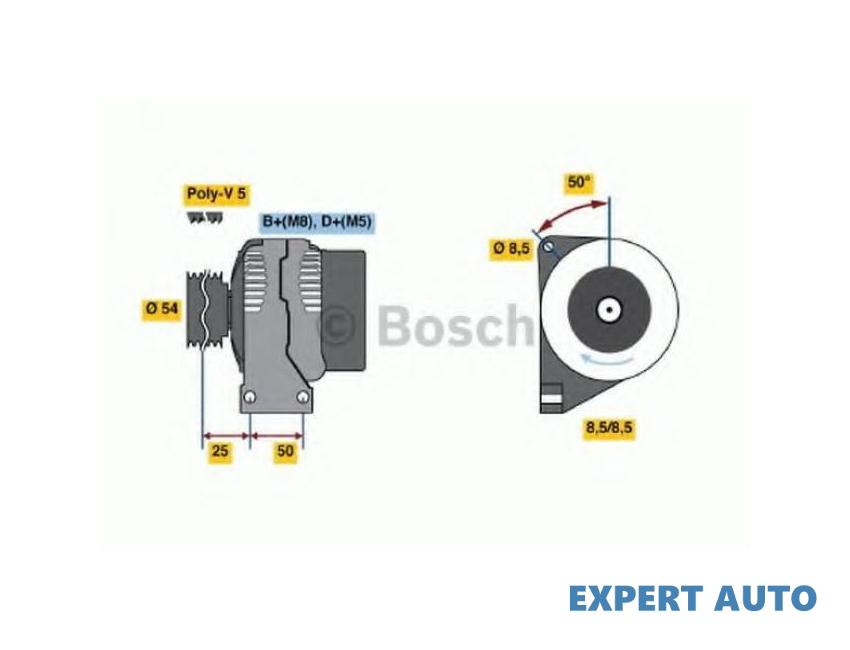 Generator / alternator Lancia Y (840A) 1995-2003 #8 0986049081