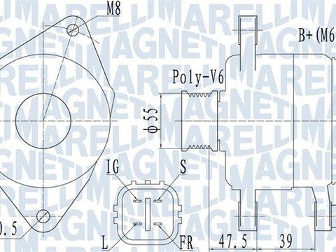 Generator / Alternator MAGNETI MARELLI 063731942010