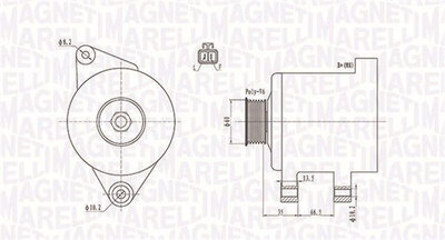 Generator / Alternator MAGNETI MARELLI 06373201701