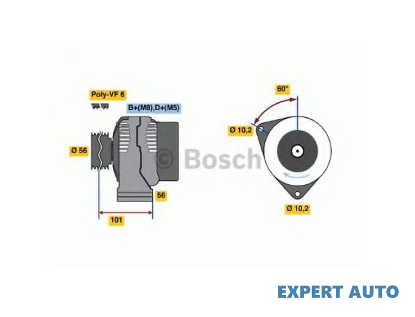 Generator / alternator Mercedes C-CLASS (W202) 1993-2000 #2 0101544802