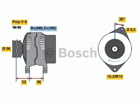 Generator/Alternator NOU - (fara piesa veche la schimb!) PEUGEOT 4008 - Cod intern: W20299462 - LIVRARE DIN STOC in 24 ore!!!