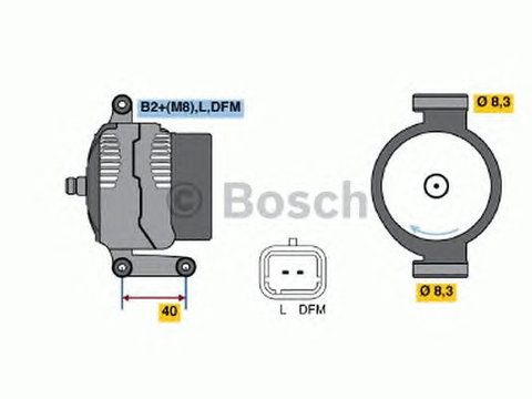 Generator/Alternator NOU - (fara piesa veche la schimb!) RENAULT MEGANE Scenic (JA0/1_) - Cod intern: W20299296 - LIVRARE DIN STOC in 24 ore!!!