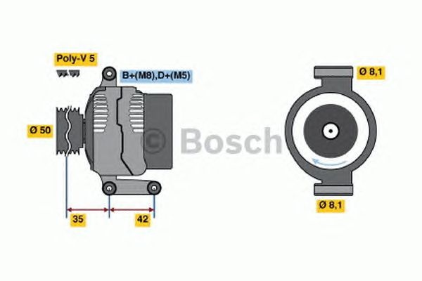 Generator/Alternator NOU - (fara piesa veche la schimb!) MERCEDES-BENZ A-CLASS (W168) - Cod intern: W20299487 - LIVRARE DIN STOC in 24 ore!!!