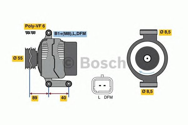 Generator/Alternator NOU - (fara piesa veche la schimb!) RENAULT MEGANE CC (EZ0/1_) - Cod intern: W20299335 - LIVRARE DIN STOC in 24 ore!!!