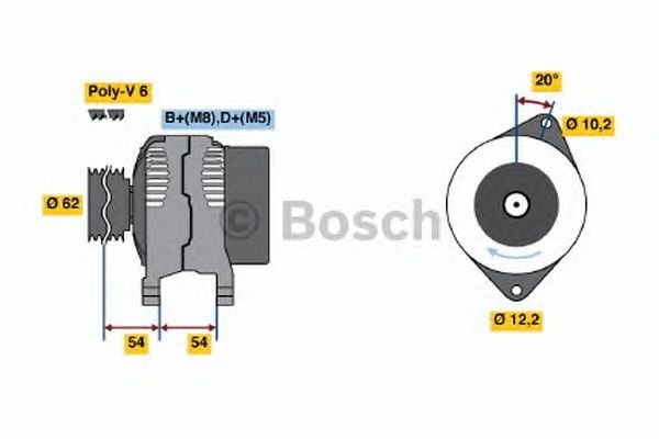 Generator/Alternator NOU - (fara piesa veche la schimb!) FIAT STRADA pick-up (178E) - Cod intern: W20299559 - LIVRARE DIN STOC in 24 ore!!!