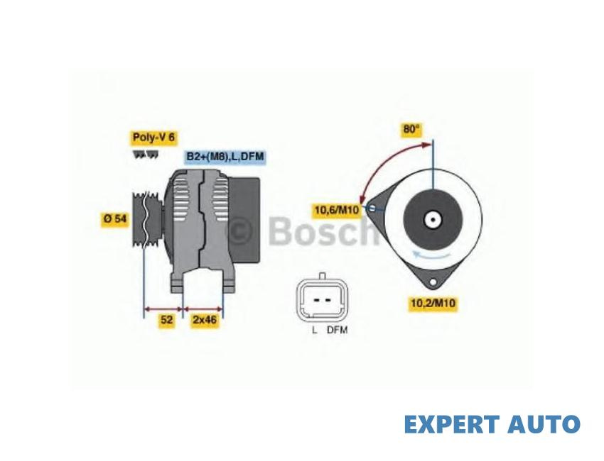 Generator / alternator Peugeot 107 2005-2016 #8 0124525034