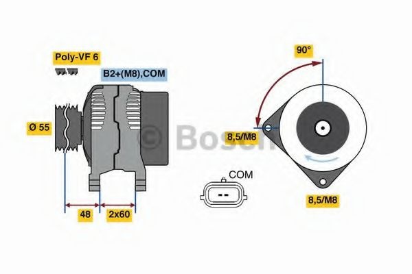 Generator / Alternator RENAULT KANGOO / GRAND KANG