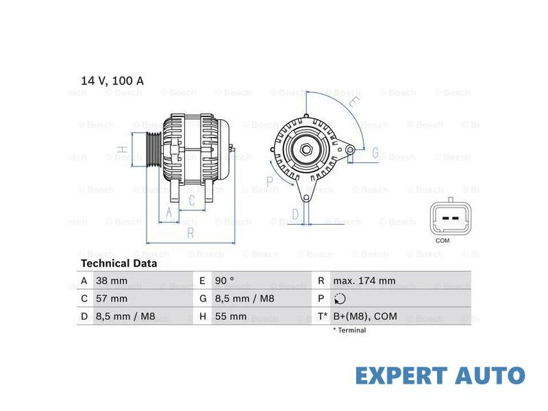 Generator / alternator Renault MEGANE II limuzina 