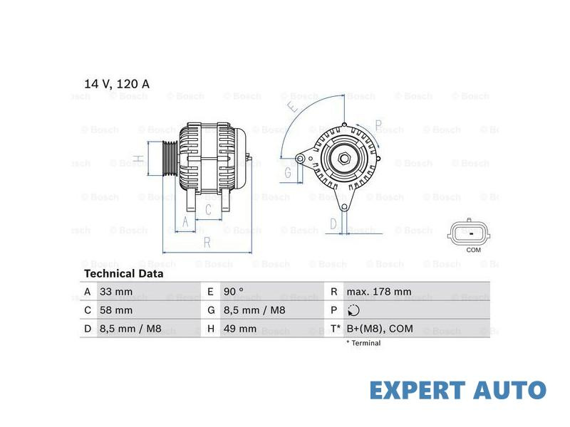 Generator / alternator Renault MEGANE II Sport Tourer (KM0/1_) 2003-2012 #2 012240071