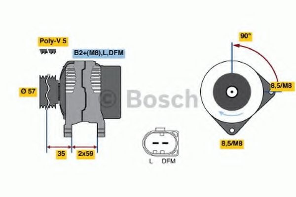 Generator / Alternator VW FOX (5Z1, 5Z3) (2003 - 2