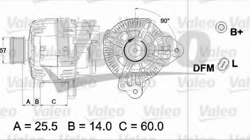 Generator / Alternator VW POLO (6R, 6C) 