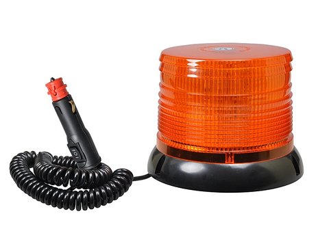 Girofar auto Automax 12V/24V orange cu 40 Leduri 16x12cm , fixare magnetica