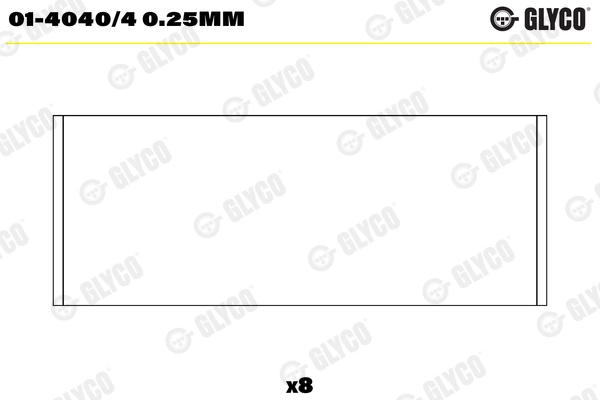 GLYCO Cuzineti biela 01-4040/40.25mm la MORGAN Forfour  CHBA 1798cc 125cp 92kW 2006 2007 2008 2009 2010 2011 2012 2013 2014