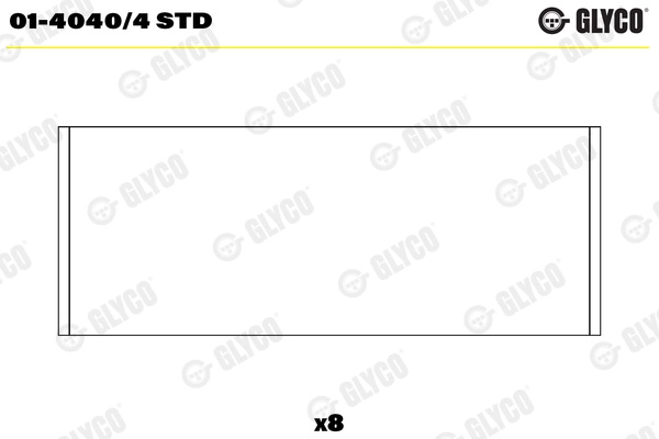 GLYCO Cuzineti biela 01-4040/4STD la MORGAN Forfour  ZSG416; RHBA 1596cc 112cp 82kW 2006 2007 2008 2009 2010 2011 2012 2013 2014
