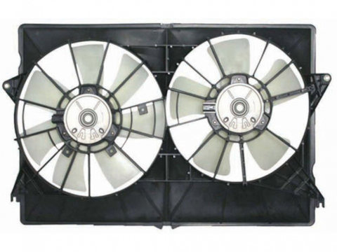 GMV radiator electroventilator Chrysler Pacifica, 2004-2007, Motorizare 3, 5 V6 Benzina, tip climatizare cu AC, cutie Automata, , dimensiune 200W+200W/340+315mm, plastic, Aftermarket
