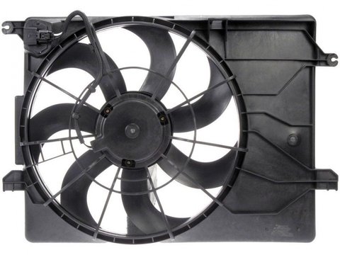 GMV radiator electroventilator Hyundai Ix35 (Lm), 08.2009-, Kia Sportage (Sl), 06.2010-2015, Motorizare 1, 6 99kw, 2, 0 120kw, 2, 4 129kw Benzina, tip climatizare cu AC, dimensiune 470mm, cu 3 pini, cu rezistormm, Aftermarket