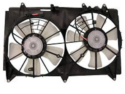 GMV radiator electroventilator Mazda Cx-7 (Er), 2006-2012, Motorizare 2, 3 T 175/182/191kw Benzina, dimensiune 360/360mm, 3+3 pini, cu 2 moduli control mm, Aftermarket