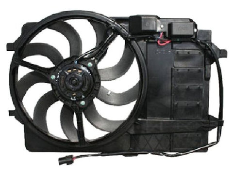 GMV radiator electroventilator Mini One (R50/52), 09.2000-03.2003 Motorizare 1, 6, Benzina, tip climatizare cu AC, cutie M/A dimensiune 260W/400mm, cu 3 pini, plastic, Aftermarket