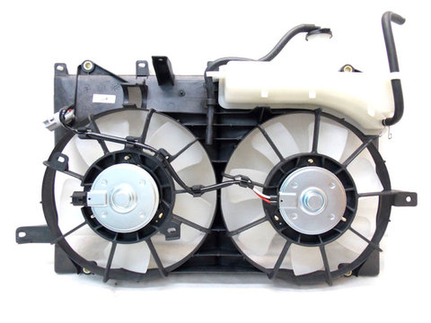 GMV radiator electroventilator Toyota Prius (Nhw20), 01.2004-2009 Motor 1, 5 Hybrid 57kw Benzina, tip climatizare cu AC, dimensiune 60/80W, 280/280mm, plastic, Aftermarket