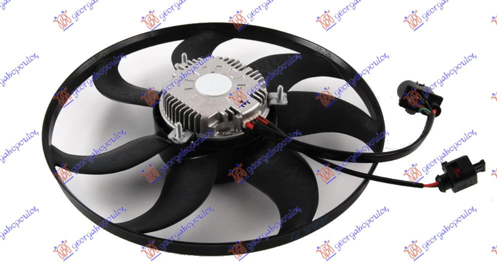 GMW (MOTOR+ELICE) BNZ./DSL. 36cm 300 W - VW EOS 06-11, VW, VW EOS 06-11, 092006460