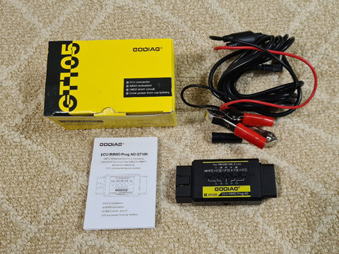 GODIAG GT105 OBD II Break Out Box ECU IMMO Prog AD