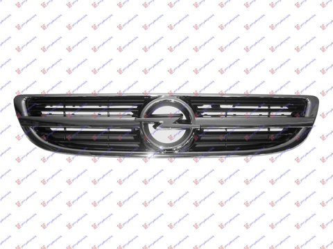 GRILA 02- CROM/NEGRU - OPEL ZAFIRA 99-05, OPEL, OPEL ZAFIRA 99-05, 013704550