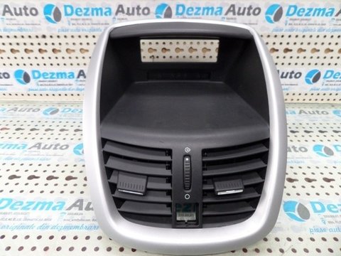 Grila aer bord central, 9650068177, Peugeot 207 SW