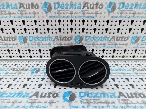 Grila aer bord dreapta 5N0819704A, Vw Golf 5 Plus, 2005-in prezent