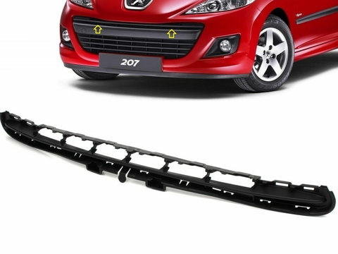 Grila Bara Fata Am Peugeot 207 2009-2013 7422C0