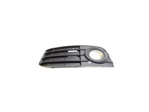 Grila bara fata Audi A4-S4 (B8), 11.2007-10.2011, Stanga, 133727-3 cu locas pentru proiectoare, NEGRU