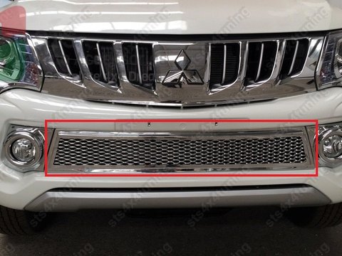 GRILA BARA FATA CROMATE MITSUBISHI L200 TRITON 2015-2017