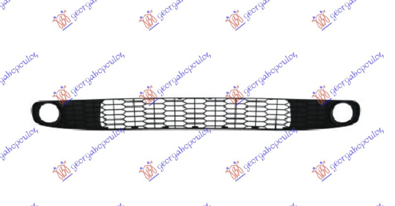 GRILA BARA FATA (CU ORIF. PROIECTOR CEATA) , RENAULT, RENAULT SYMBOL 08-13, 675504810
