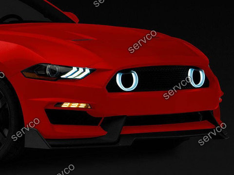 Grila bara fata Ford Mustang MACH1 Style pentru bara fata GT350 2015-2021 v5