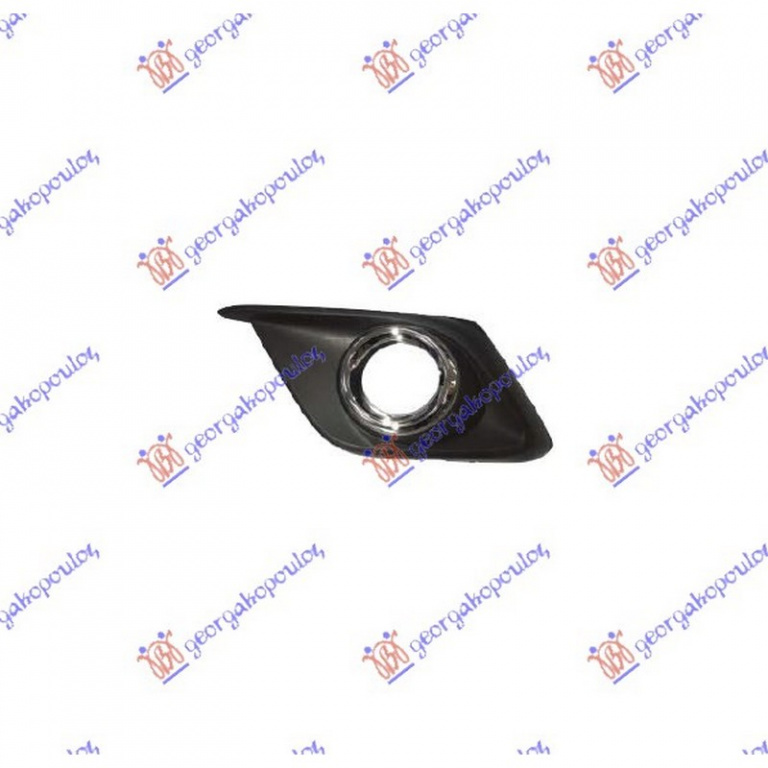 GRILA BARA FATA MAZDA 3 2014-> Grila bara fata (cu gaura proiector) si ornament cromat stanga PIESA NOUA ANI 2014 2015 2016 2017 2018