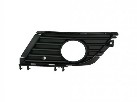 Grila bara fata Opel Corsa/Combo, 10.2003-10.2010, Stanga, 1400299, 555727-3 cu locas pentru proiectoare