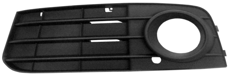 Grila bara fata stanga neagra cu loc proiector Audi A4 2007-2011