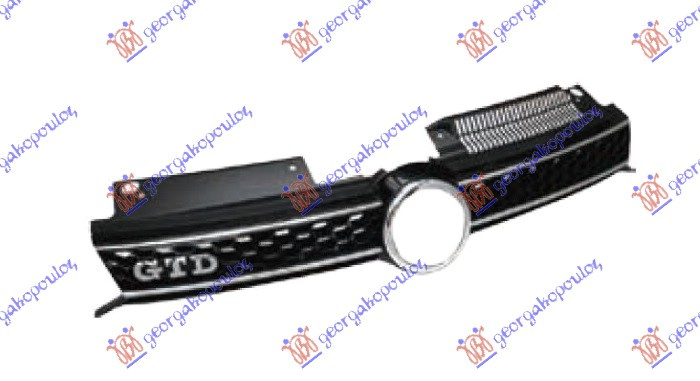 Grila bara fata VW Golf 6 2008-2013 NOUA 5K0853651