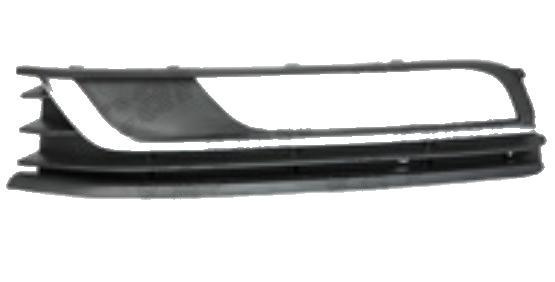 Grila bara fata VW Passat (B7), 11.2010-2015 model TRENDLINE, partea Dreapta, 95D12712 cu locas pentru proiectoare, 1 insertie crom