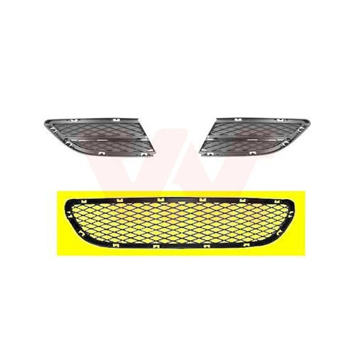 Grila bara protectie Bmw Seria 3 (E90/ E91) Van Wezel 0667590, parte montare : fata