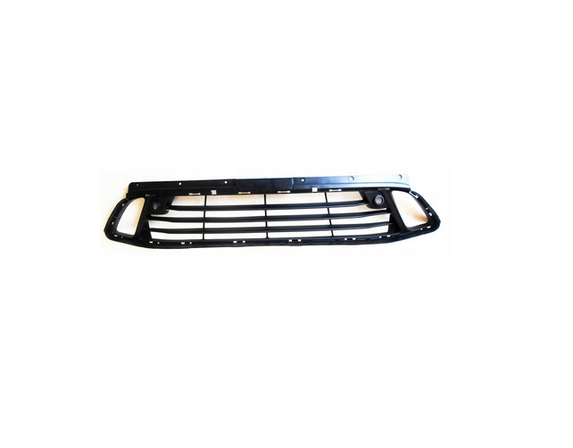 Grila bara protectie, spoiler Bmw Seria 2 Active/Gran Tourer (F45/46), 06.2014-10.2021, montare fata, centrala, cu gauri senzori parcare (PDC), deschis, RapidAuto