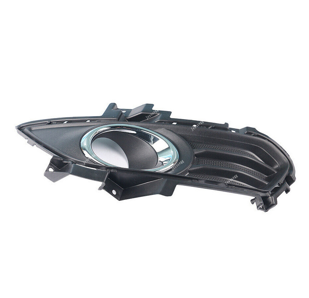 Grila bara protectie, spoiler Ford Mondeo, 10.2014-03.2022, montare fata, dreapta, negru/negru, RapidAuto