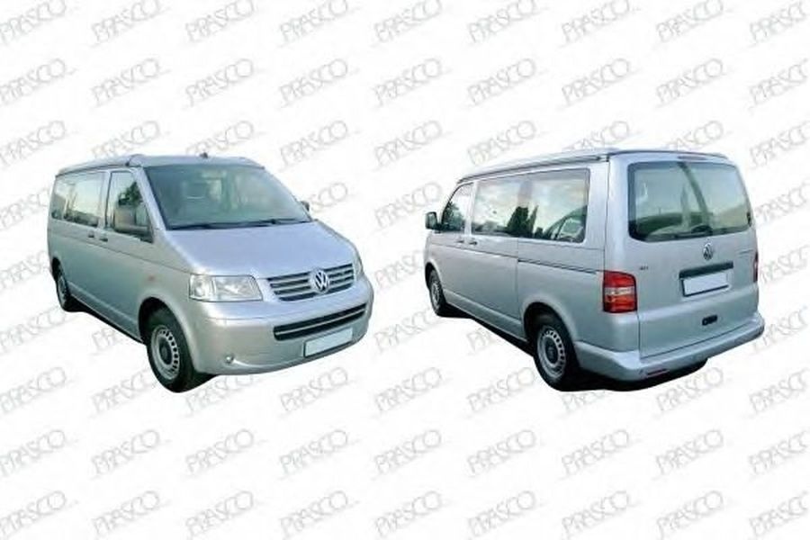 Grila bara VW TRANSPORTER V caroserie 7HA 7HH 7EA 7EH PRASCO VW9172114